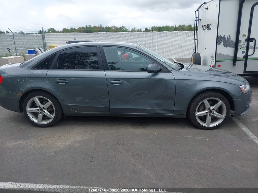 2013 AUDI A4 SEDAN 2.0L I-4 DI, DOHC, VVT, TURBO, PREMIUM , 211HP
