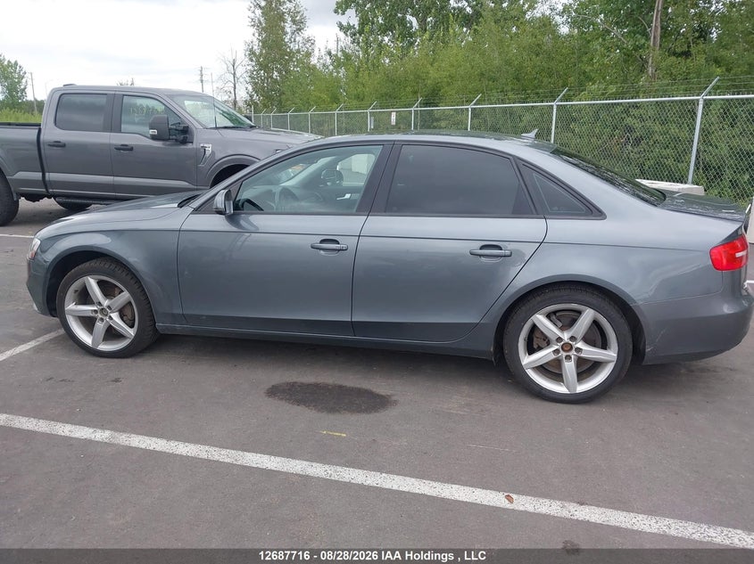 2013 AUDI A4 SEDAN 2.0L I-4 DI, DOHC, VVT, TURBO, PREMIUM , 211HP