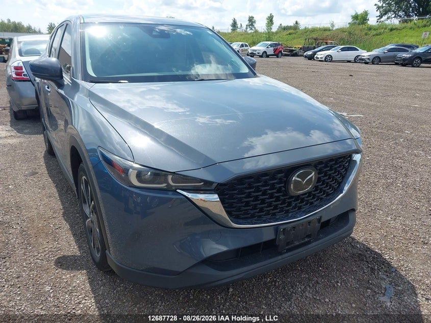 2022 Mazda Cx-5 Preferred, Левый бок, IAAI, VIN JM3KFBCM8N0649173