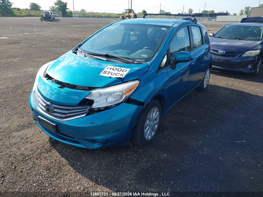 2014 Nissan Versa, Удар спереди, IAAI, VIN 3N1CE2CP6EL405179 — фото 2