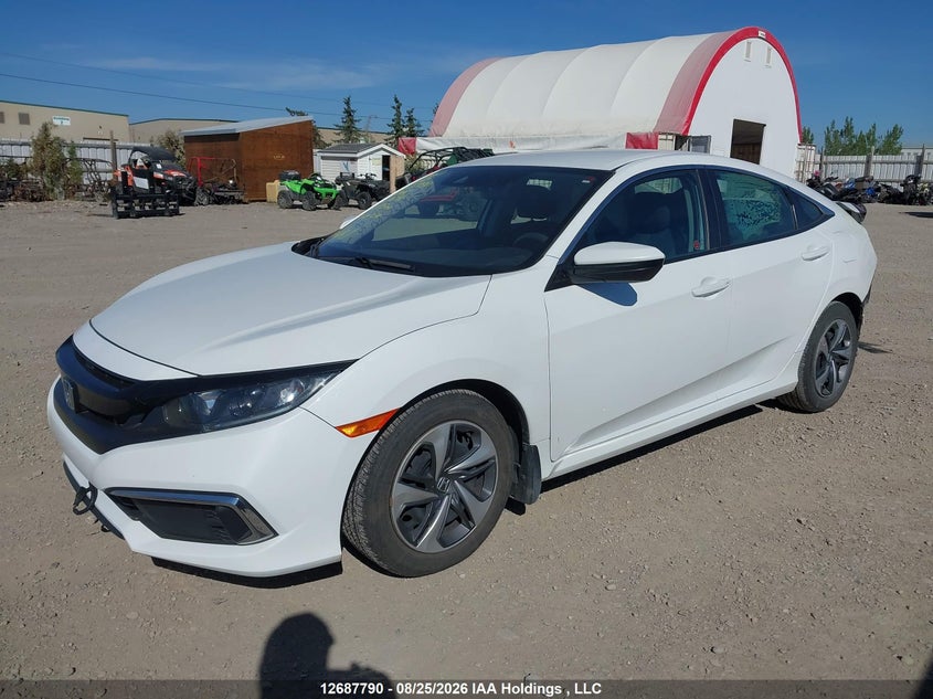 2019 Honda Civic, Удар сзади, IAAI, VIN 2HGFC2F58KH040911 — фото 2