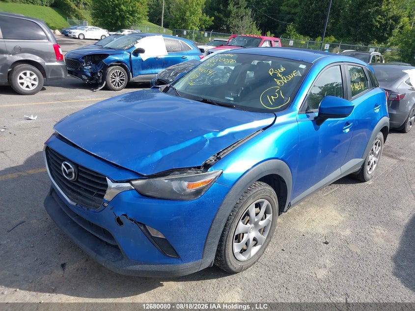 2017 Mazda CX-3, Удар спереди, IAAI, VIN JM1DKDB74H0146541 — фото 2