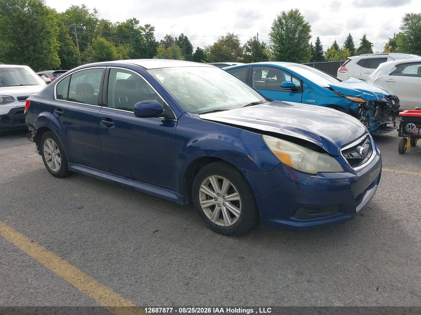 2011 Subaru Legacy 2.5I Premium, Front, IAAI, VIN 4S3BMGB62B3228106