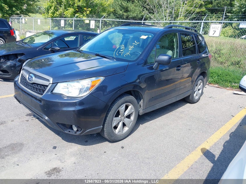 2015 Subaru Forester, Rear, IAAI, VIN JF2SJCHC0FG835619 — photo 2