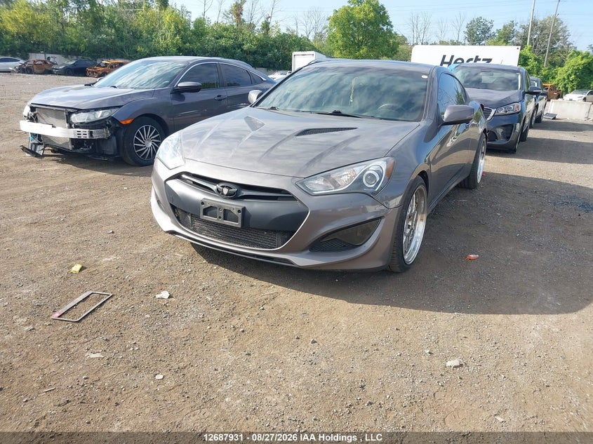 Vin: kmhht6kd7du101107, lot: 3092486, hyundai genesis coupe 2.0t 20132