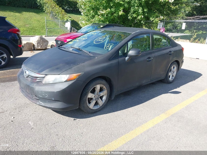 Vin: 2hgfb2e24ch033269, lot: 3092490, honda civic 20122