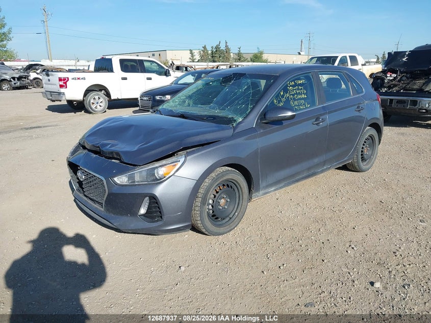 2019 Hyundai Elantra Gt Preferred, Удар спереди, IAAI, VIN KMHH35LE0KU110553 — фото 2