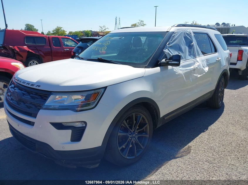 Vin: 1fm5k8d81jgc29550, lot: 3092540, ford explorer xlt 20182