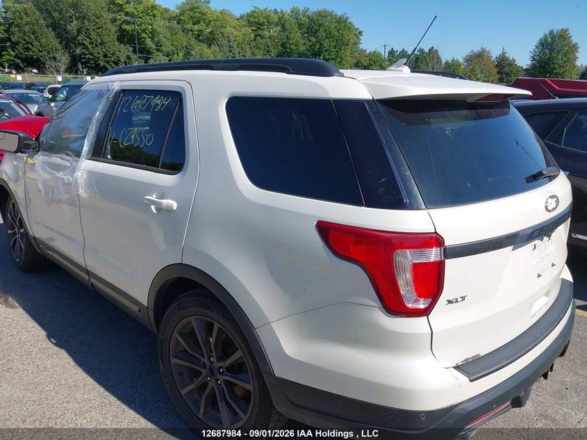 Vin: 1fm5k8d81jgc29550, lot: 3092540, ford explorer xlt 20183