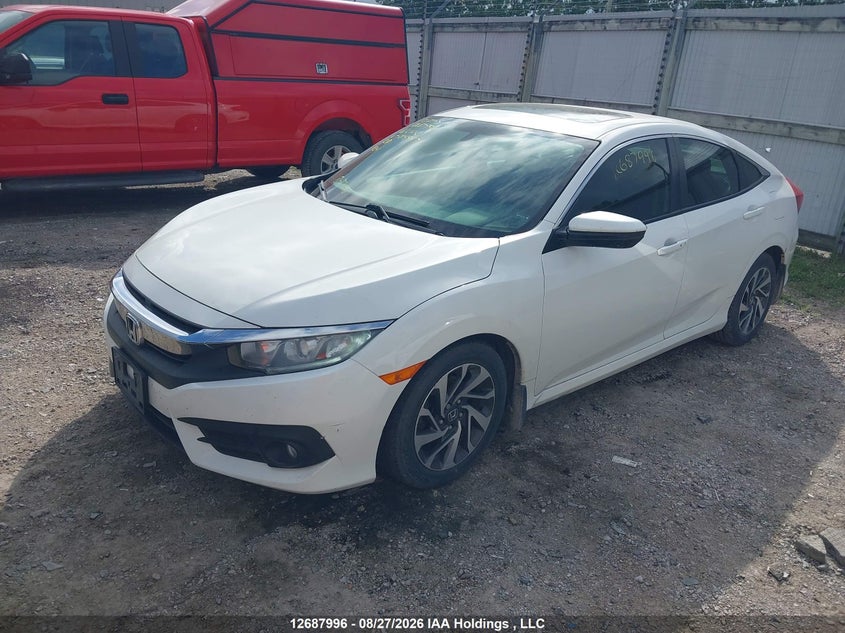 Vin: 2hgfc2f76gh014557, lot: 3092552, honda civic ex 20162