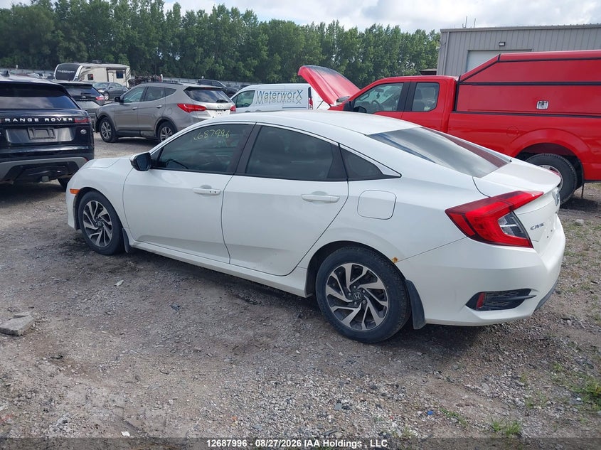 Vin: 2hgfc2f76gh014557, lot: 3092552, honda civic ex 20163