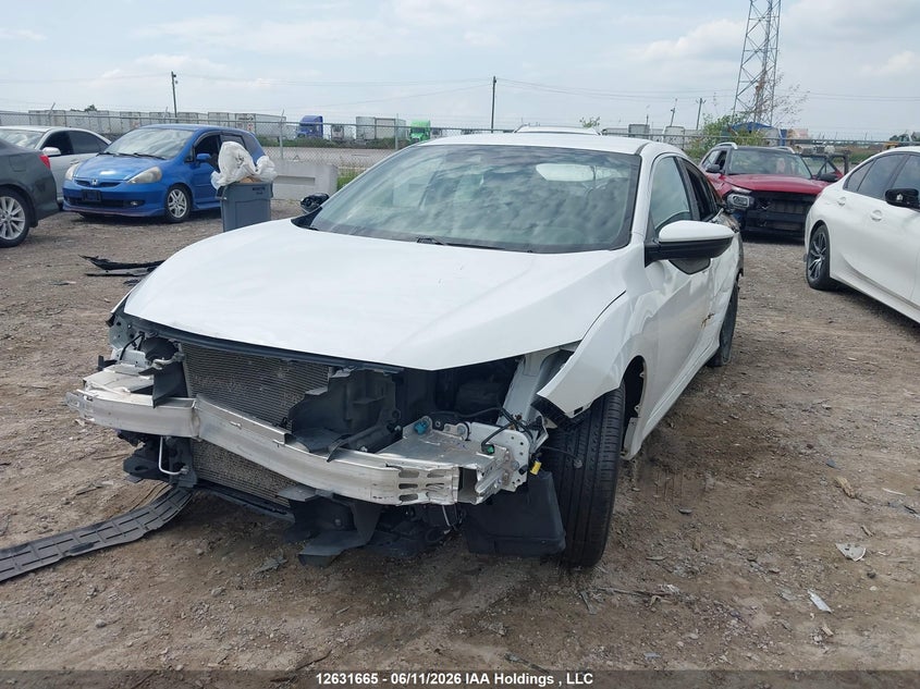 2021 Honda Civic, Total Burn, IAAI, VIN 2HGFC2F55MH006783 — photo 2
