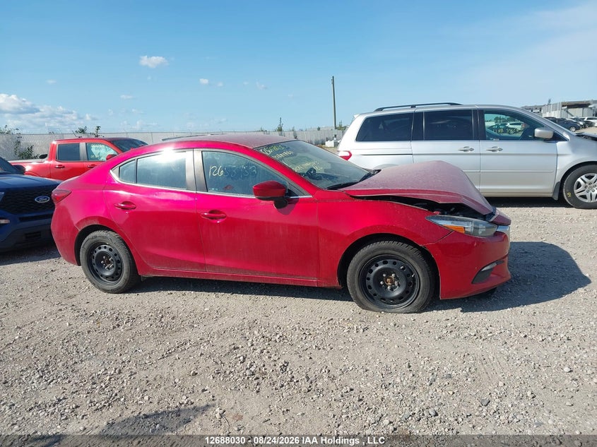 2018 MAZDA 3 SEDAN 2.0L I-4 DI, DOHC, VVT, REGULAR , 156HP
