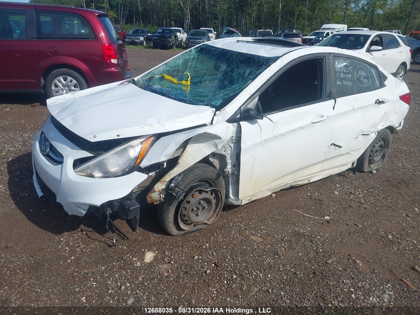 Vin: kmhct4ae6hu323300, lot: 3092593, hyundai accent se 20172