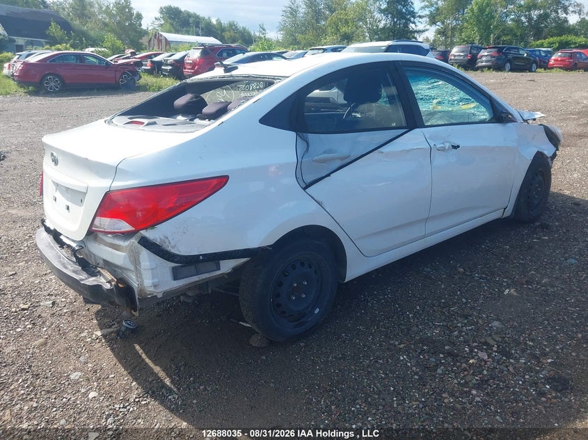 Vin: kmhct4ae6hu323300, lot: 3092593, hyundai accent se 20174