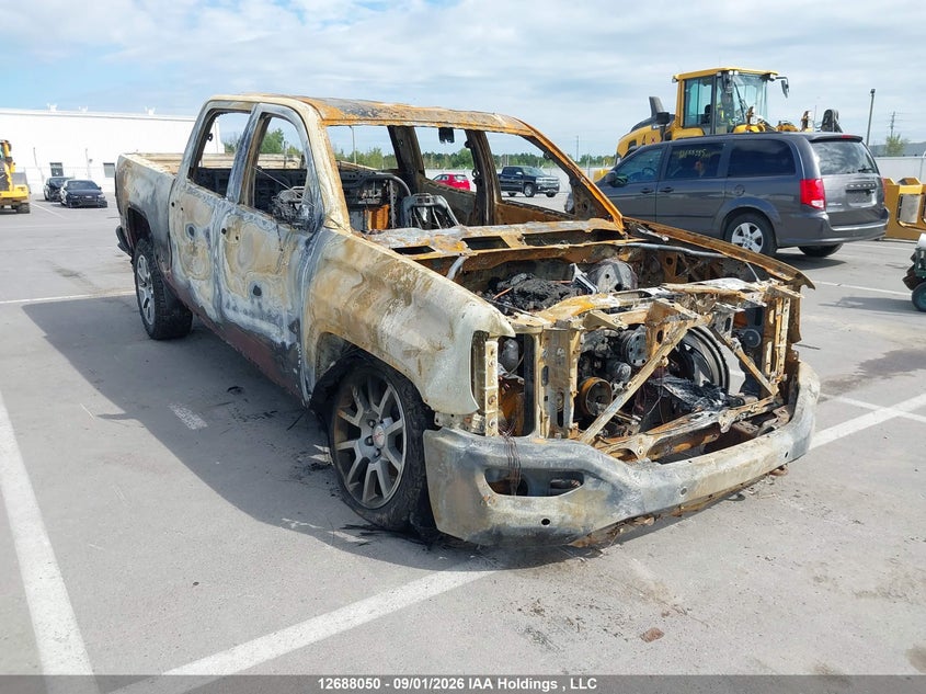 2017 GMC Sierra K1500 Denali, Total Burn, IAAI, VIN 3GTU2PEJ3HG378195