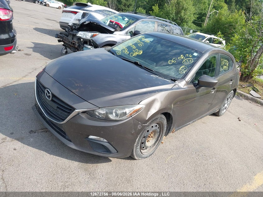 Vin: jm1bm1k73e1104920, lot: 3092625, mazda mazda3 gx-sky 20142