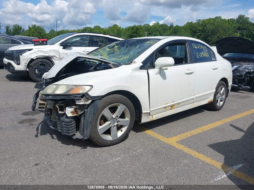 2010 Honda Civic Sport, Biohazard, IAAI, VIN 2HGFA1E68AH013880 — photo 2