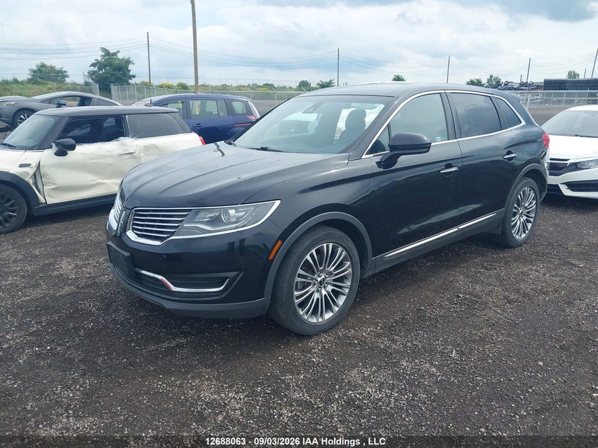 2016 Lincoln MKX, Rear, IAAI, VIN 2LMTJ8LR0GBL54127 — photo 2