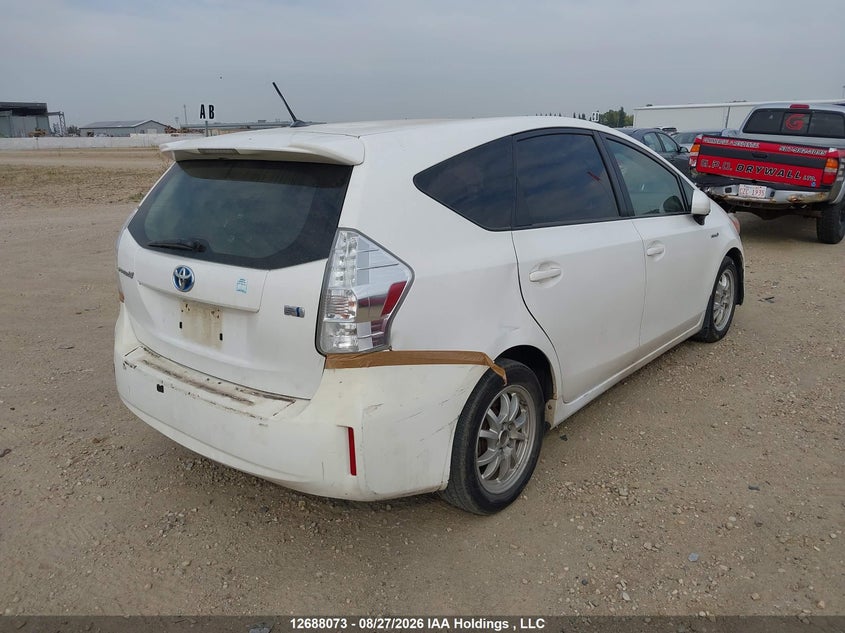 Vin: jtdzn3eu2ej004218, lot: 3092643, toyota prius v 20144