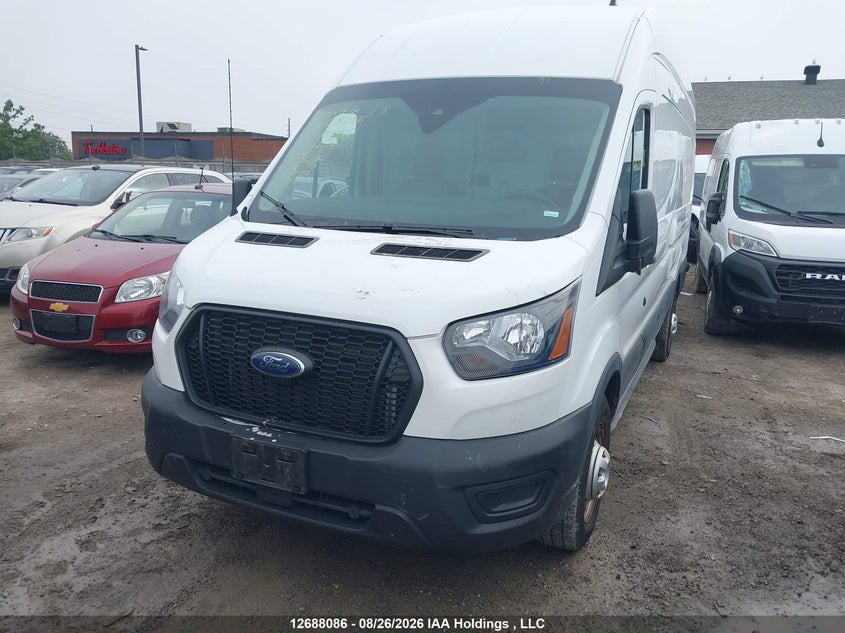 2024 Ford Transit, Левый бок, IAAI, VIN 1FTBR3U88RKA97093 — фото 2