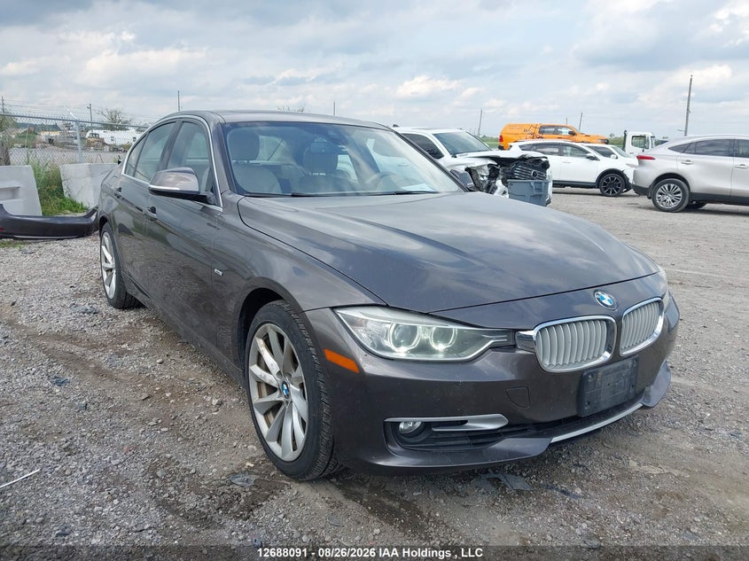 2013 BMW 328I xDrive/xDrive Classic Line, Rear, IAAI, VIN WBA3B3C56DF531994