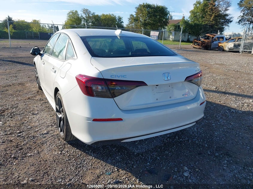 Vin: 2hgfe4f87sh015112, lot: 3092667, honda civic sport hybrid/sport touring hybrid 20253