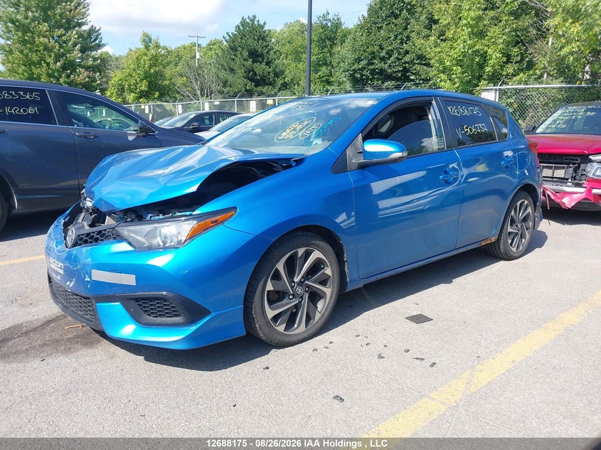 Vin: jtnkarje9gj506737, lot: 3092745, toyota scion im 20162