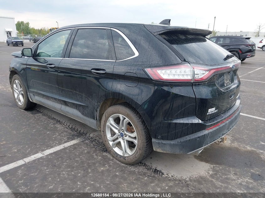 Vin: 2fmpk4k94jbc52471, lot: 3092754, ford edge titanium 20183