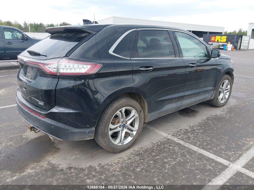 Vin: 2fmpk4k94jbc52471, lot: 3092754, ford edge titanium 20184