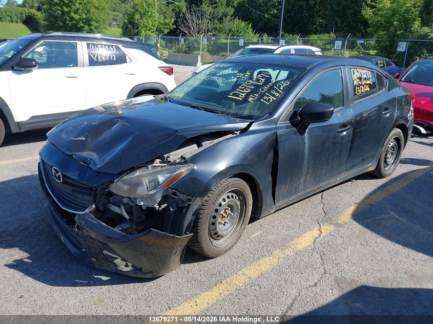 Vin: 3mzbm1u72em108776, lot: 3092761, mazda mazda3 gx-sky 20142