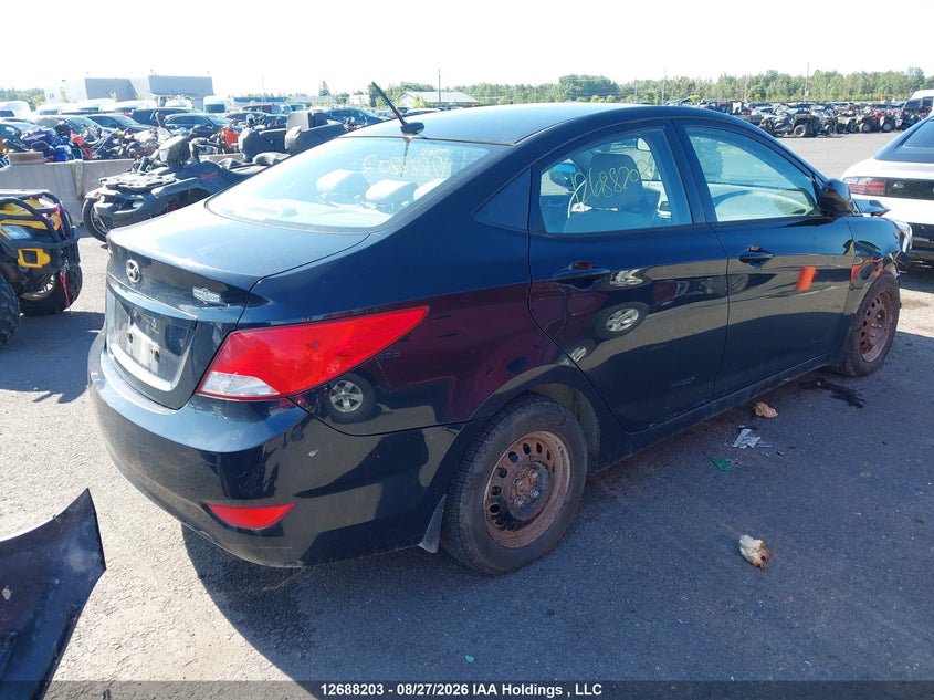 Vin: kmhct4ae3hu329717, lot: 3092780, hyundai accent gl 20174