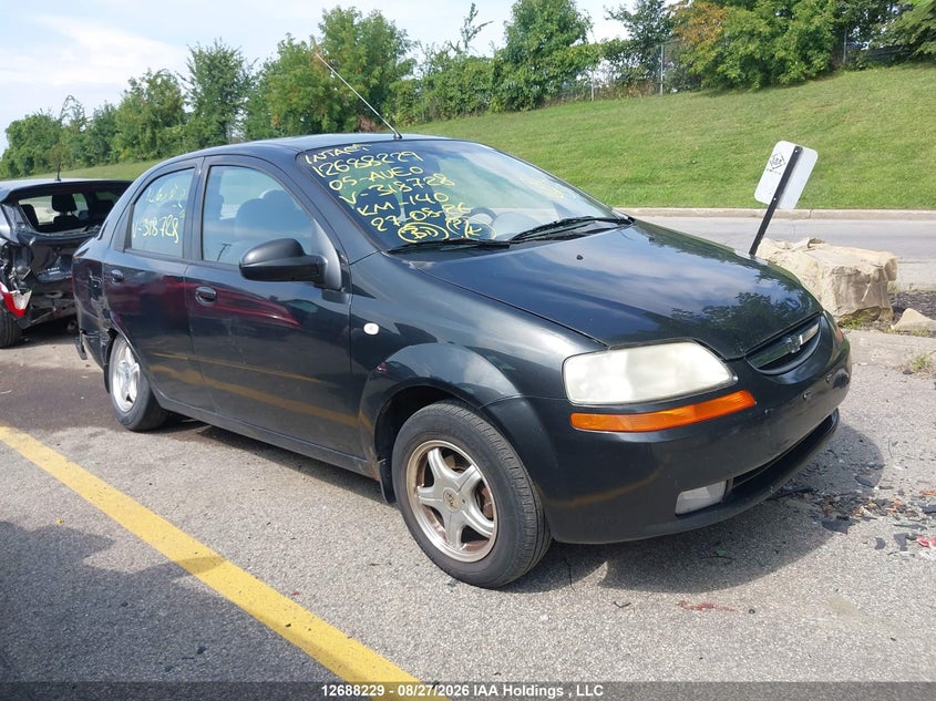 2005 Chevrolet Aveo, Правий бік, IAAI, VIN KL1TG52625B318728