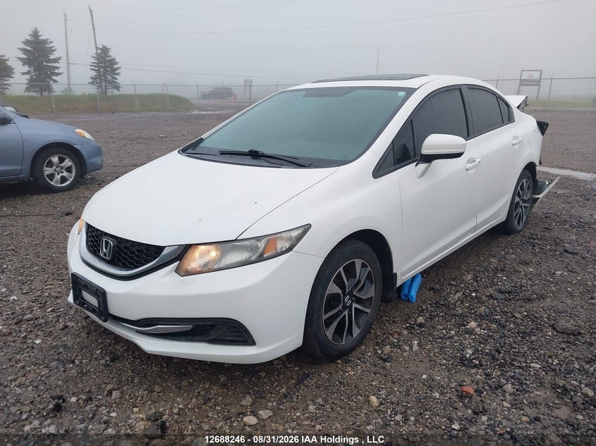 Vin: 2hgfb2f53fh027783, lot: 3092824, honda civic ex 4dr 20152