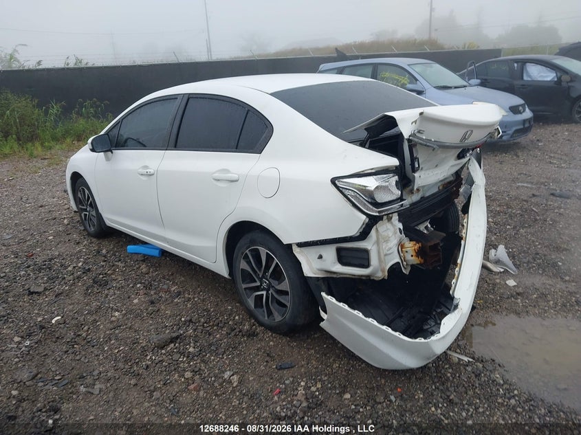Vin: 2hgfb2f53fh027783, lot: 3092824, honda civic ex 4dr 20153