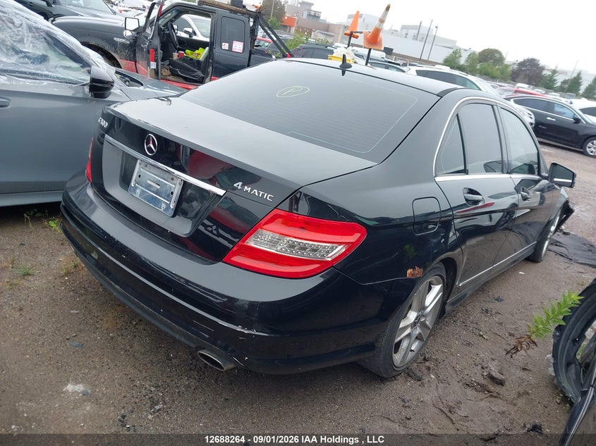 Vin: wddgf8bb1ba486606, lot: 3092844, mercedes-benz c 300 4matic 20114