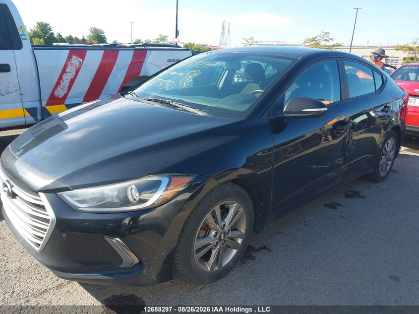 Vin: kmhd84lf3ju723350, lot: 3092878, hyundai elantra gl 20182