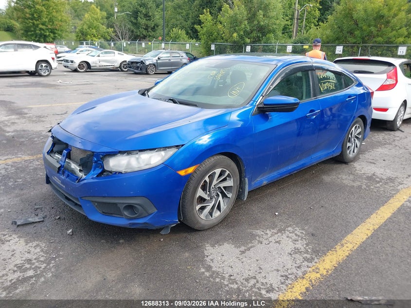 Vin: 2hgfc2f84hh009562, lot: 3092894, honda civic ex 20172