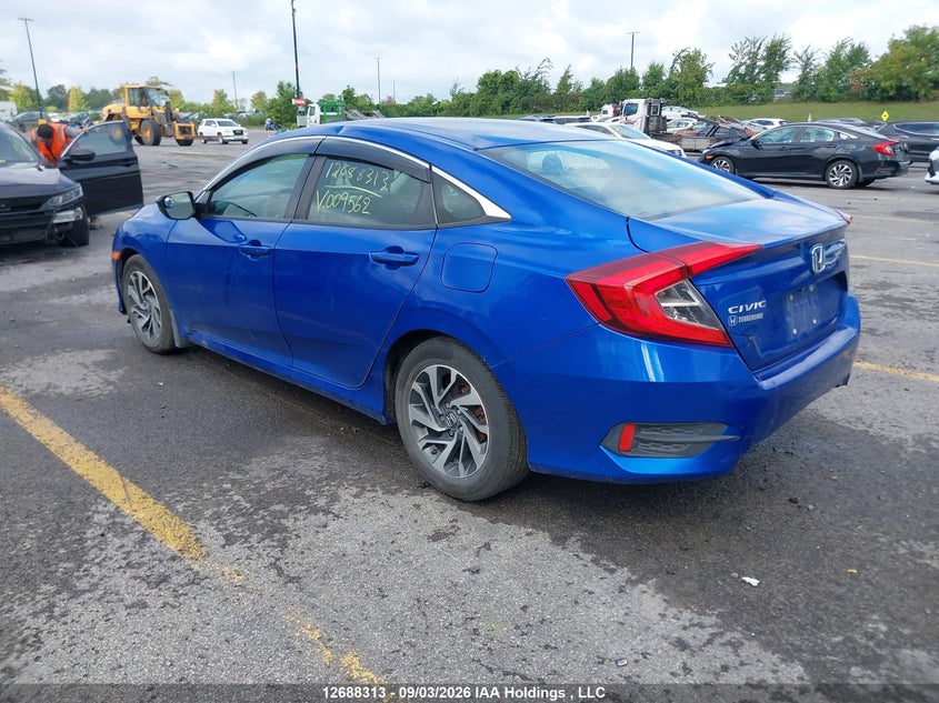 Vin: 2hgfc2f84hh009562, lot: 3092894, honda civic ex 20173
