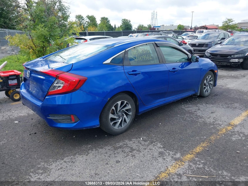 Vin: 2hgfc2f84hh009562, lot: 3092894, honda civic ex 20174