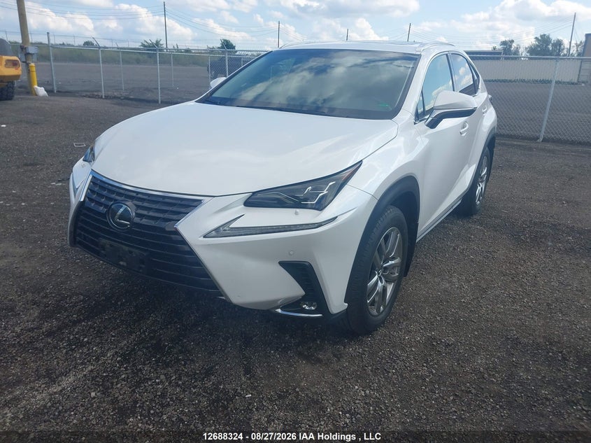 2019 Lexus NX, Левый зад, IAAI, VIN JTJBARBZ1K2184052 — фото 2