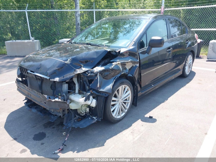 2013 Subaru Impreza 2.0I Touring Package, Удар спереди, IAAI, VIN JF1GJAD63DG008547 — фото 2
