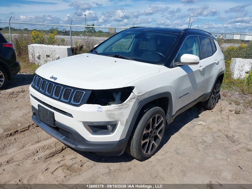 Vin: 3c4njdcb9jt179585, lot: 3093018, jeep compass limited 20182