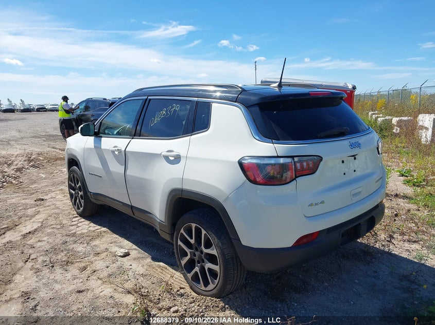 Vin: 3c4njdcb9jt179585, lot: 3093018, jeep compass limited 20183