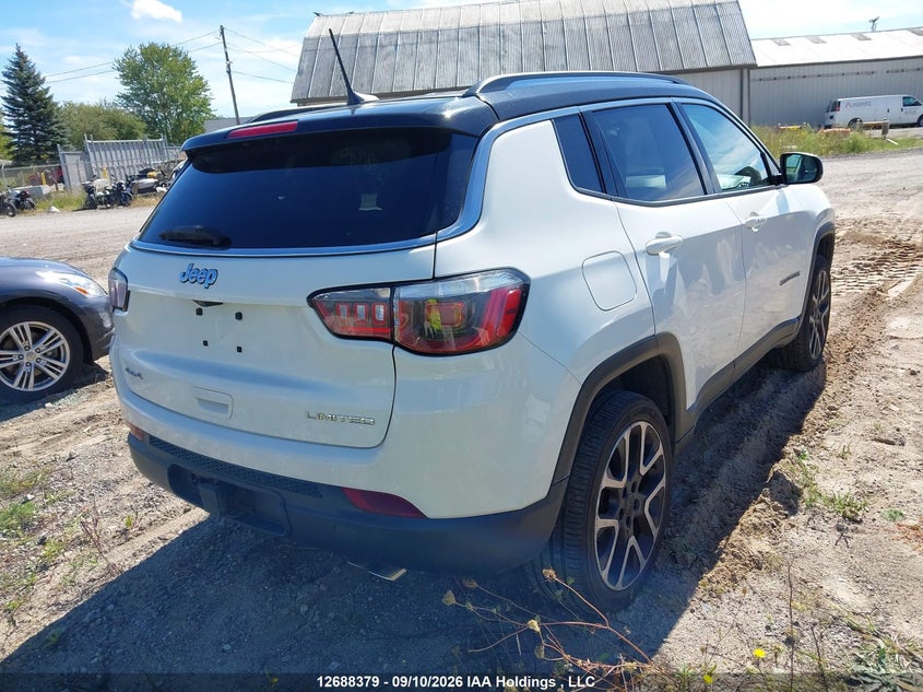 Vin: 3c4njdcb9jt179585, lot: 3093018, jeep compass limited 20184