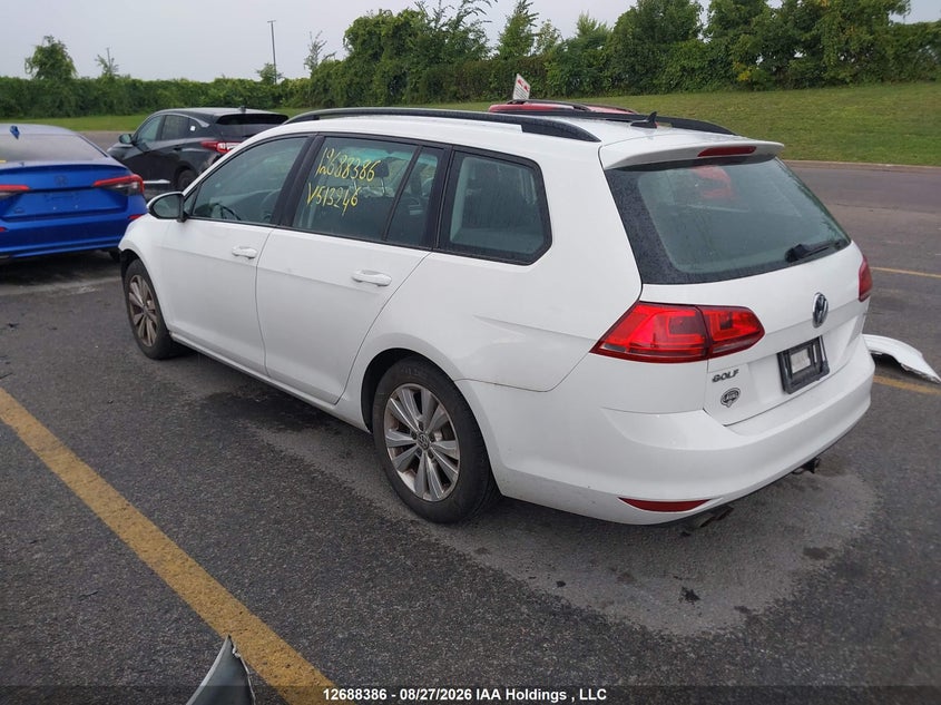 Vin: 3vwc17au8gm513246, lot: 3093028, volkswagen golf sportwagon 1.8 tsi comfortline/1.8 tsi highline/1.8 tsi trendline 20163
