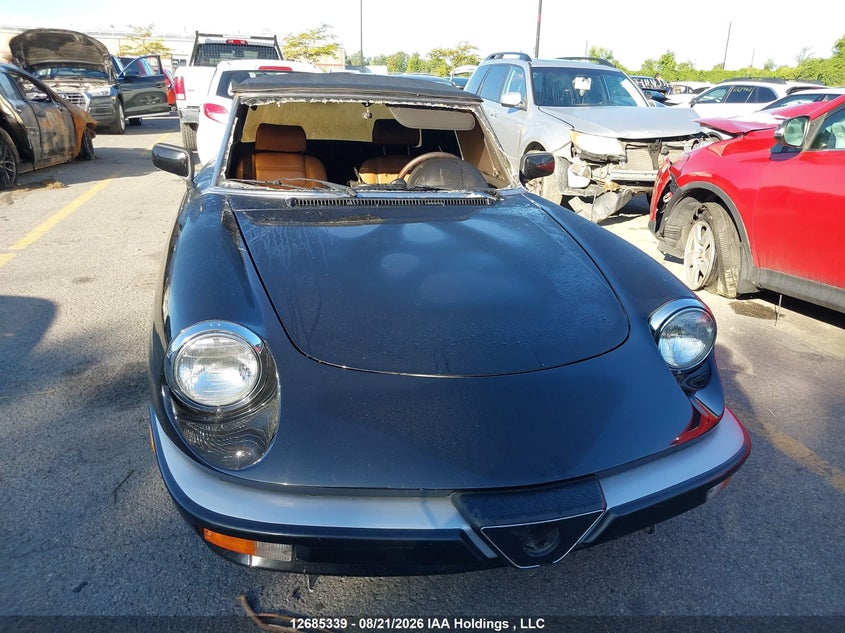 1990 ALFA ROMEO SPIDER CABRIO 2.0L I4 FI DOHC F