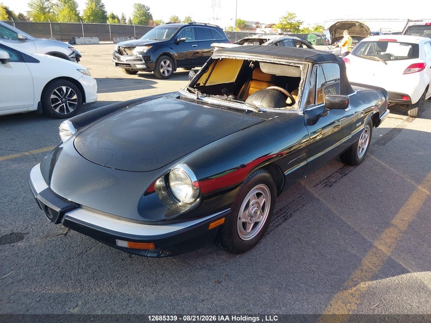 1990 ALFA ROMEO SPIDER CABRIO 2.0L I4 FI DOHC F