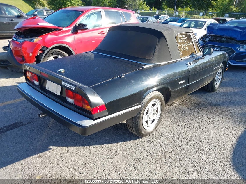 1990 ALFA ROMEO SPIDER CABRIO 2.0L I4 FI DOHC F