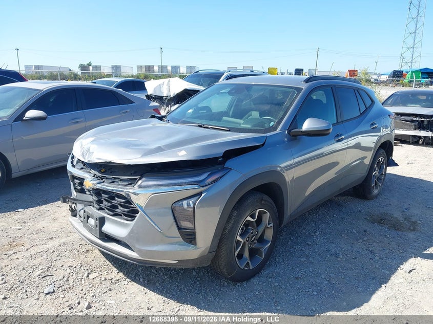 Vin: kl77lhe22sc257223, lot: 3093042, chevrolet trax 20252
